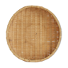 Round bamboo top