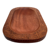 Tray in solid exotic wood