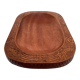 Tray in solid exotic wood