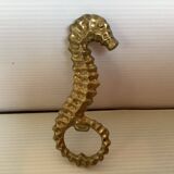 Small brass seahorse