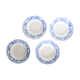 Set de 4 assiettes creuses Sarreguemines motif Arcades