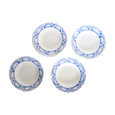 Set de 4 assiettes creuses Sarreguemines motif Arcades