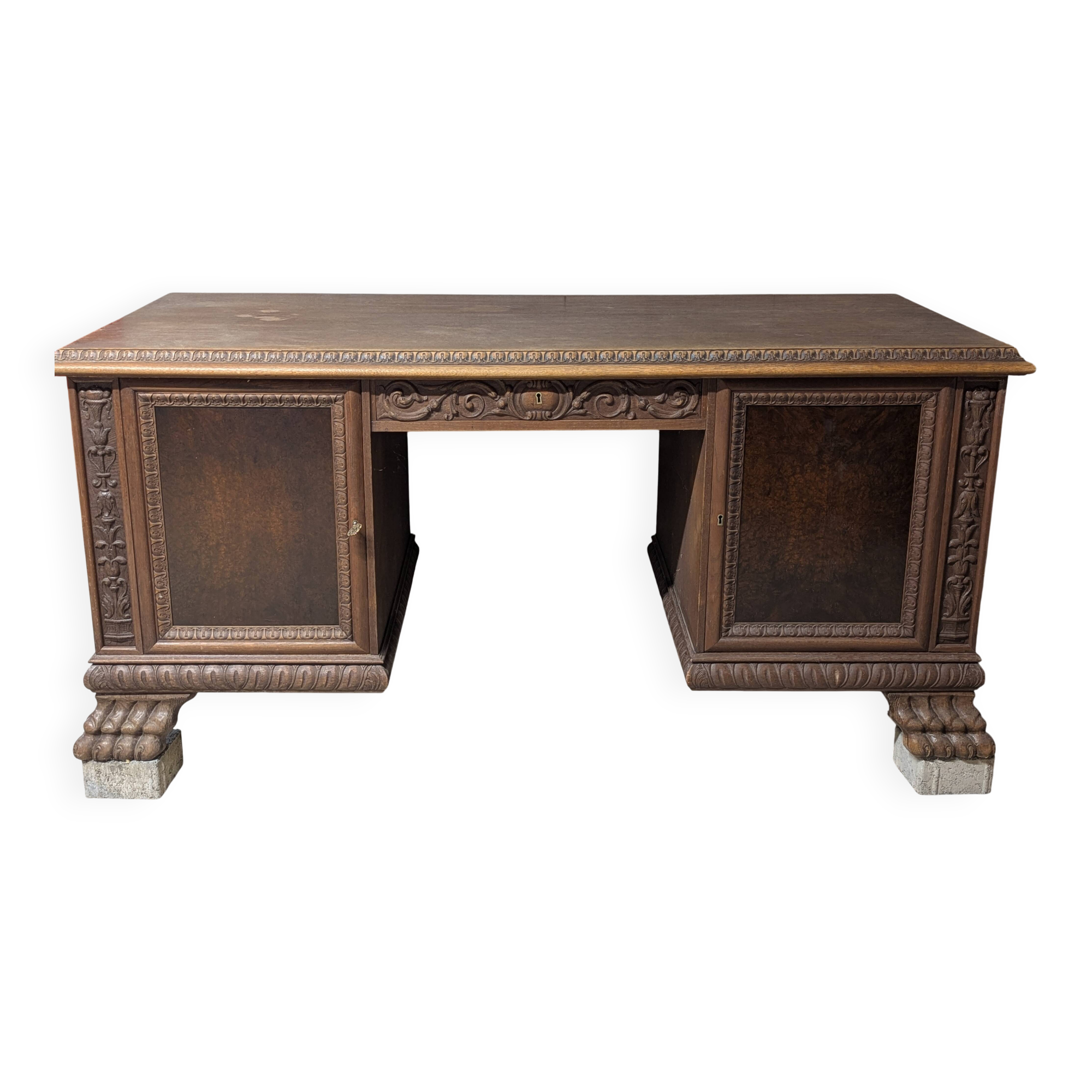 Solid oak desk