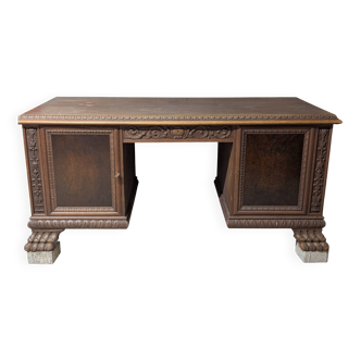 Solid oak desk