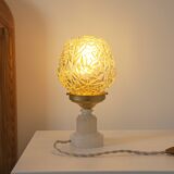 Vintage table lamp with albatre foot