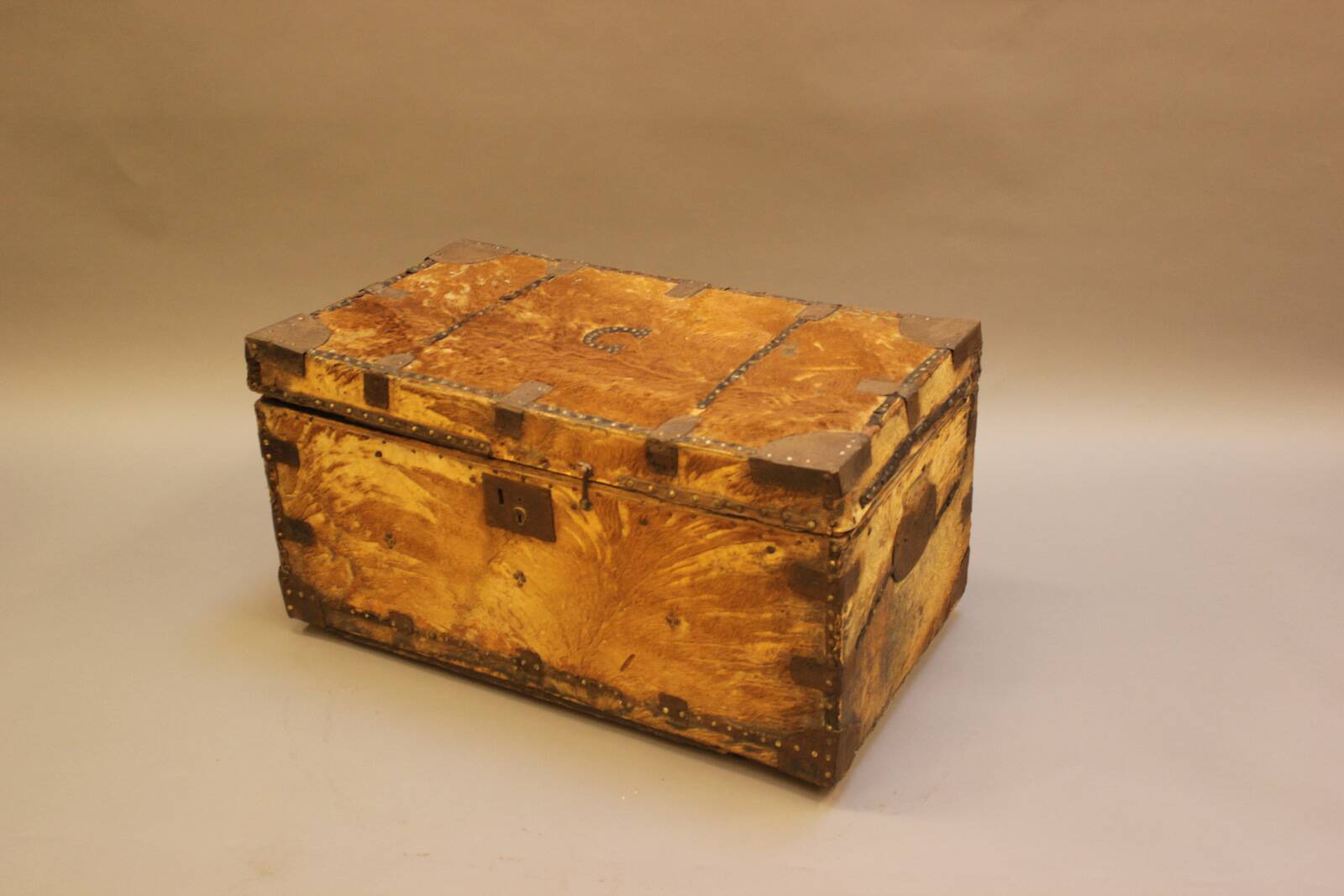 19th Century Studded Trunk