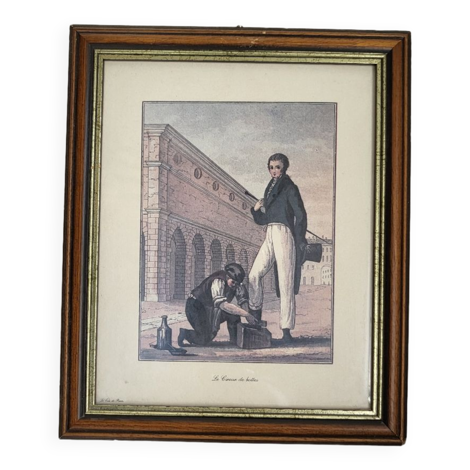 Print shoeshine boots cries de Paris