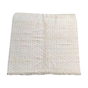 Tapis berbère pois roses 250x230