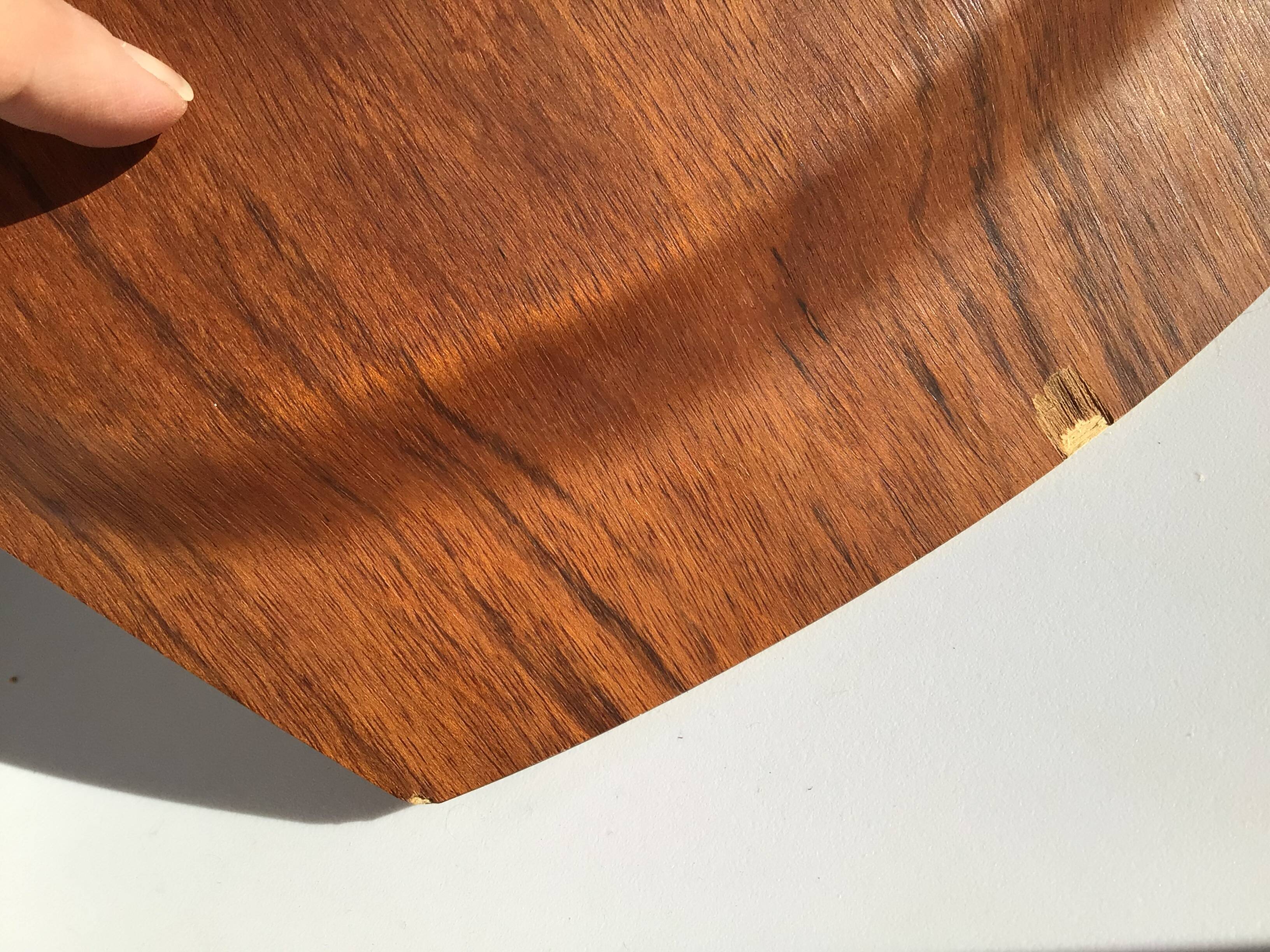 Plateau teck placage 60’s scandinave