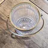 Art deco ice bucket in Baccarat crystal