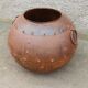 Lot de 3 pots en métal