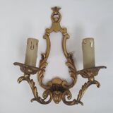 Paire d'appliques murales bougeoir anciennes