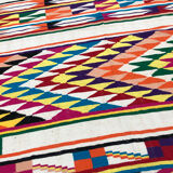 XXL Vintage Handmade Algerian Berber Ethnic Bohemian Antique Carpet - Area Rug 399x217