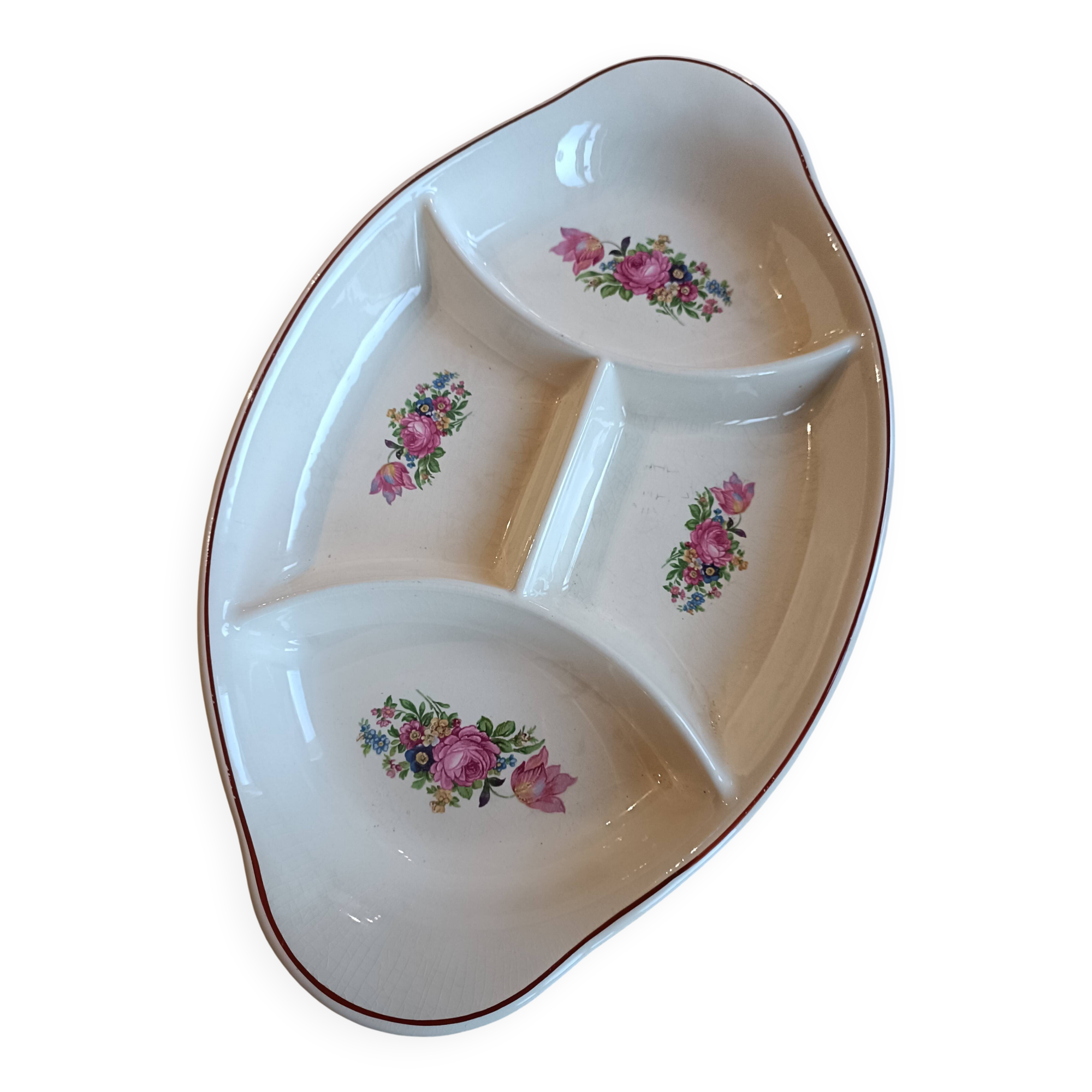 Compartmented dish, Salins stamp