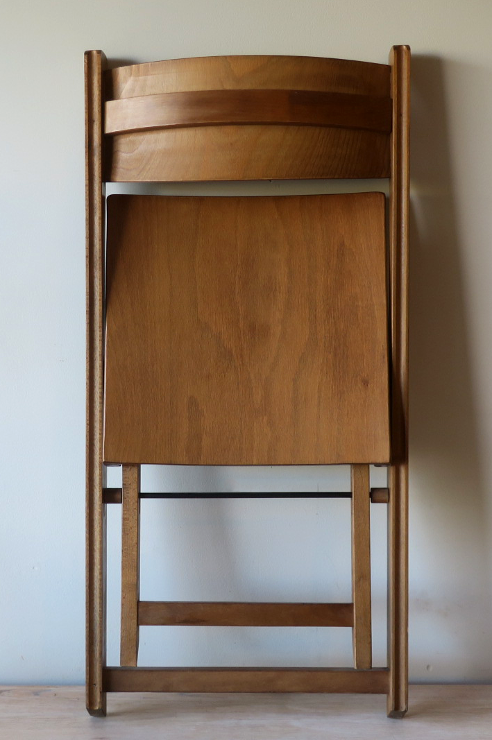 Ensemble de 4 chaises pliantes du milieu du siècle