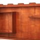 Italian Handmade Walnut wall cabinet from the 1960s.