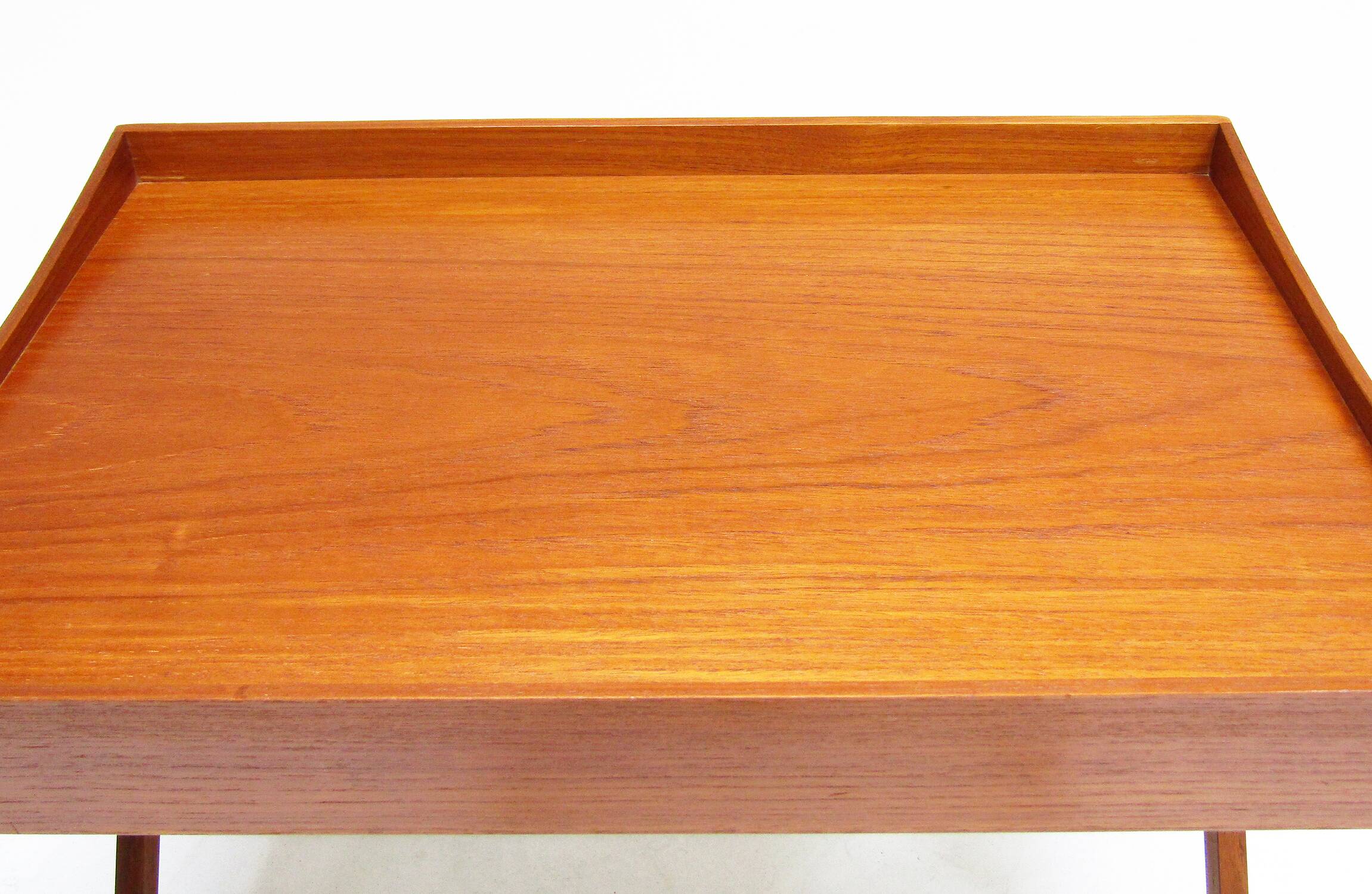 Danish Folding Campaign Side Table by Torsten Johansson for Bo-Ex