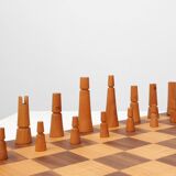 De Coene Chess Set With Original Box Attr. to Christophe Gevers, Belgium