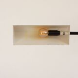 Desk lamp, reading light in black metal, Amilux, 1960s