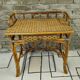 Hairdresser, bamboo and rattan desk 1970
