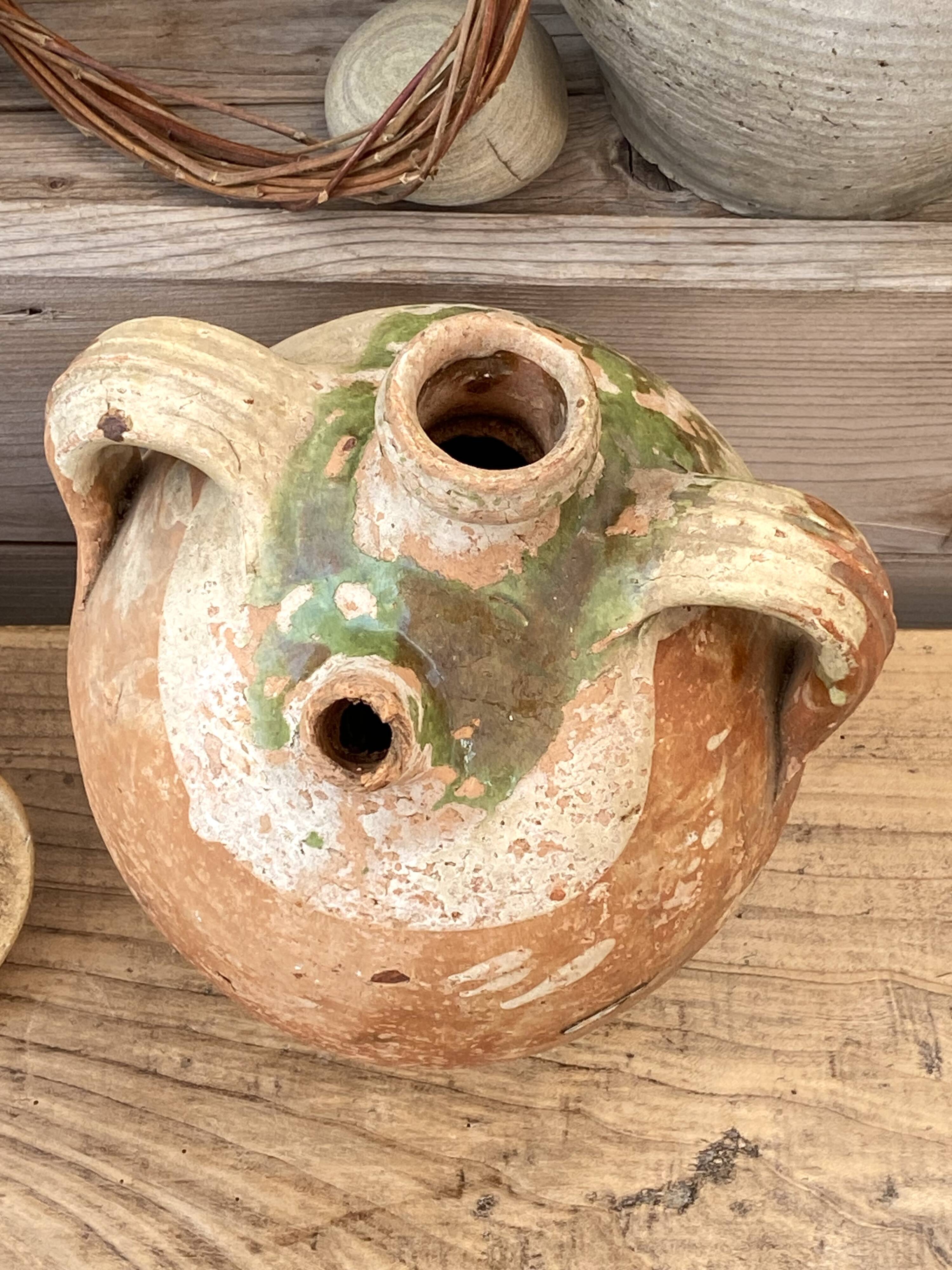 Old glazed jar