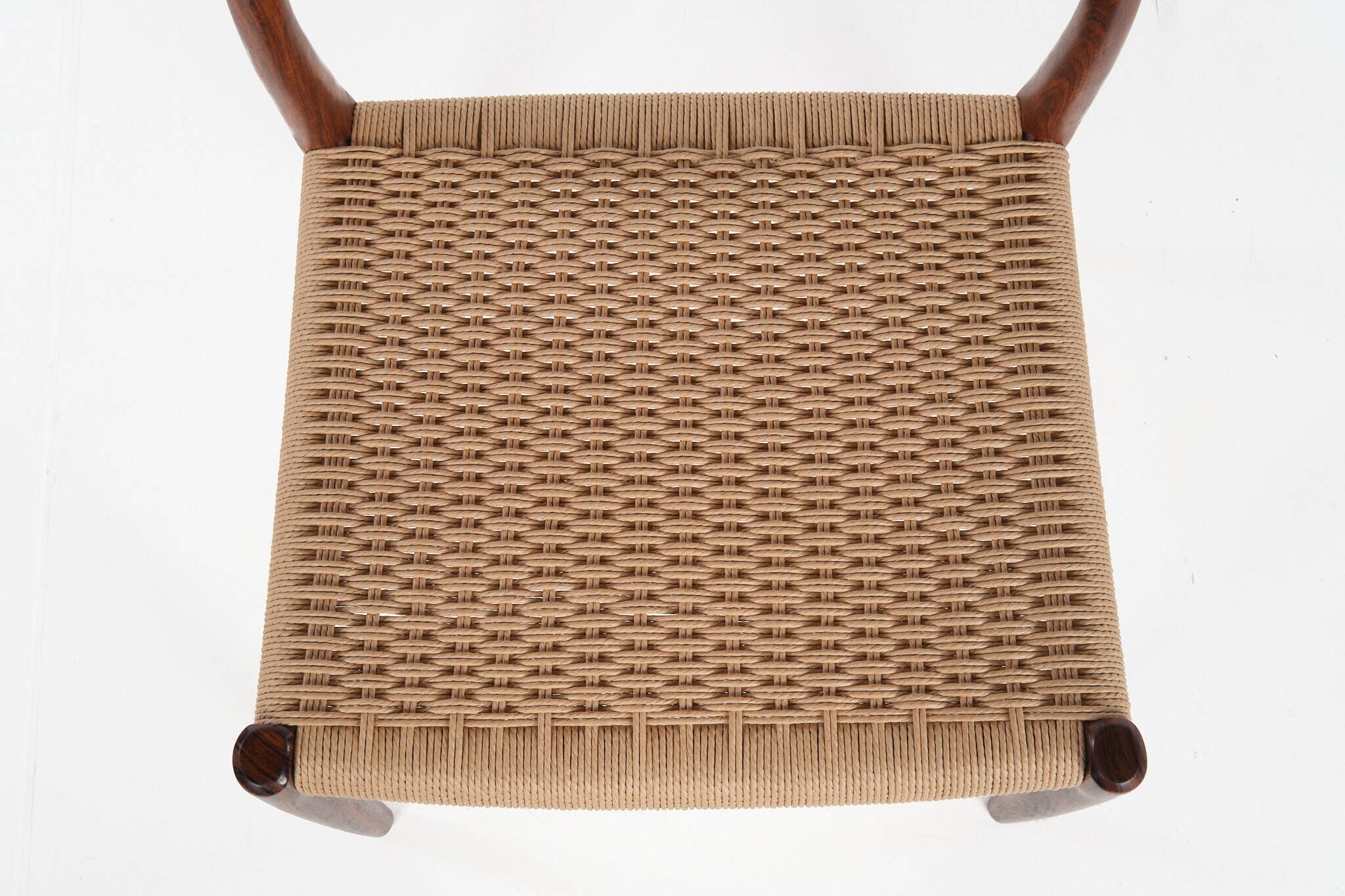 Six chairs by Niels O. Moller, rosewood, model 77, with certificate