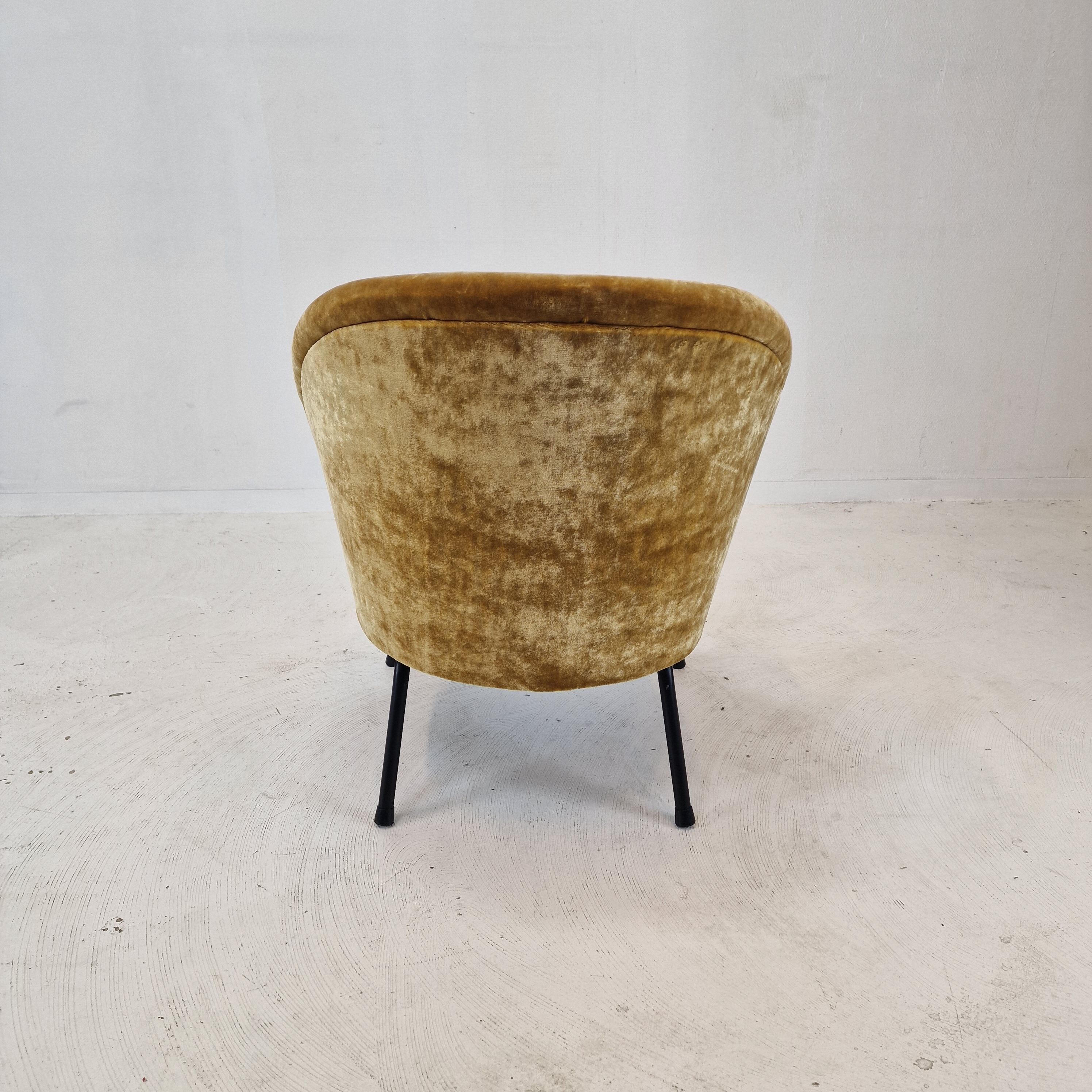 Mid Century Dutch Cocktail or Side Chair, 1970s