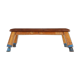 Industrial leather bench