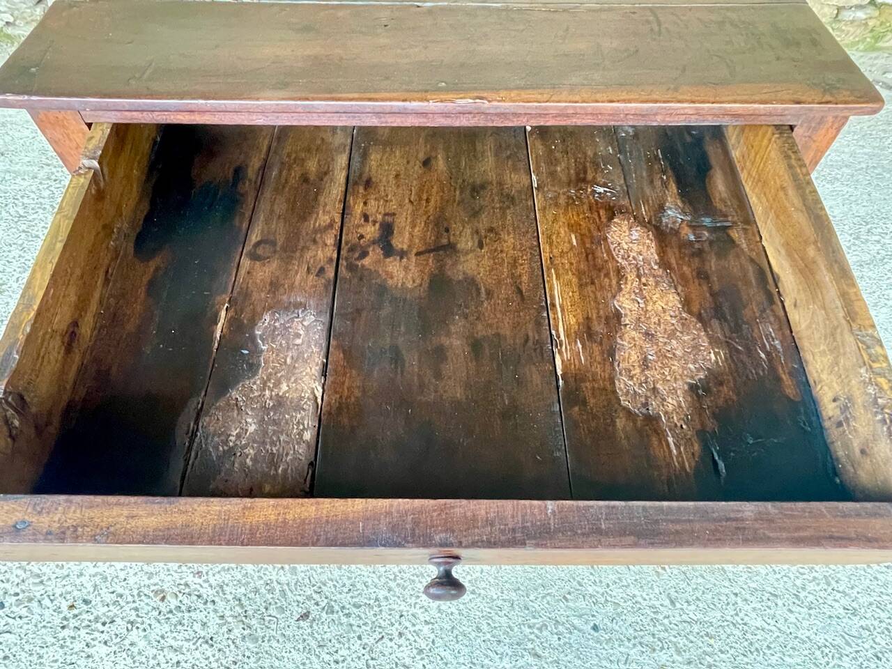 Console de ferme, en noyer , directoire , 18 eme siècle