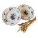 Set of 6 Sarreguemines Agreste plates