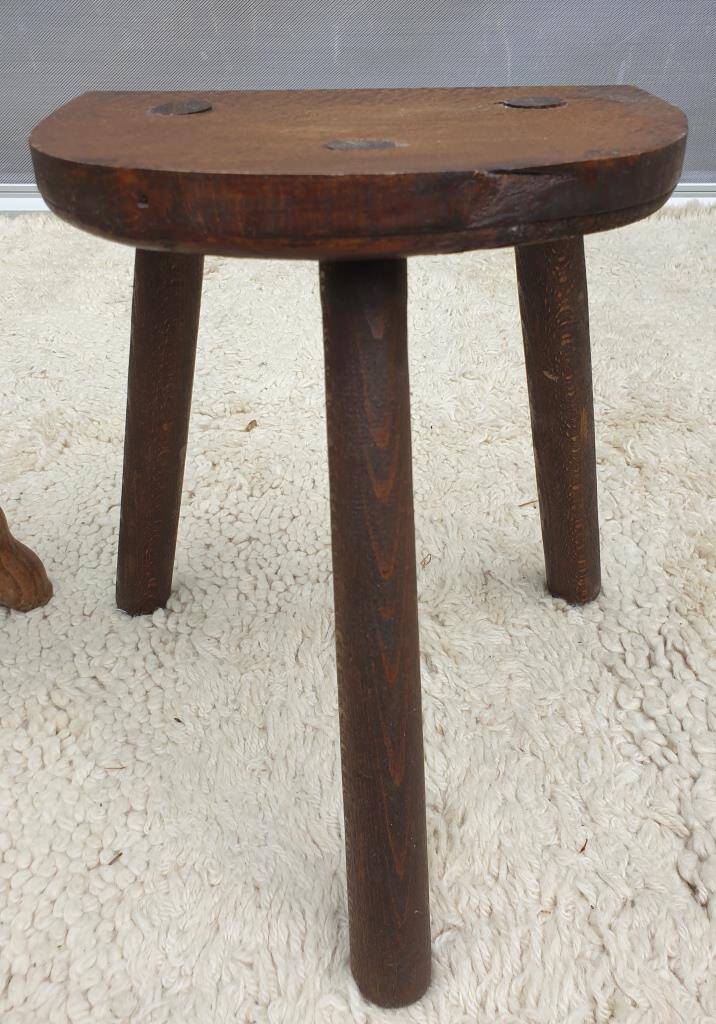 Trio of Nature decorative milking stools