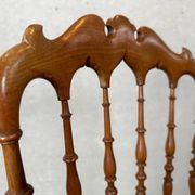 2x vintage original Chiavari chairs – wood