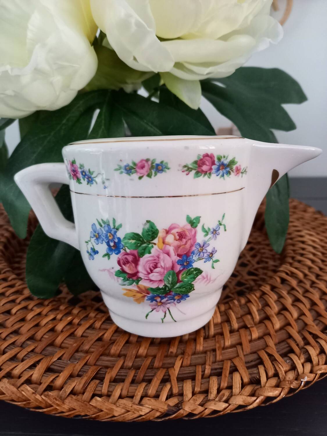 Earthenware milk jug Le Moulin des Loups Orchies Gascogne