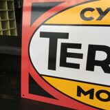 Plate Pub metal moto Terrot