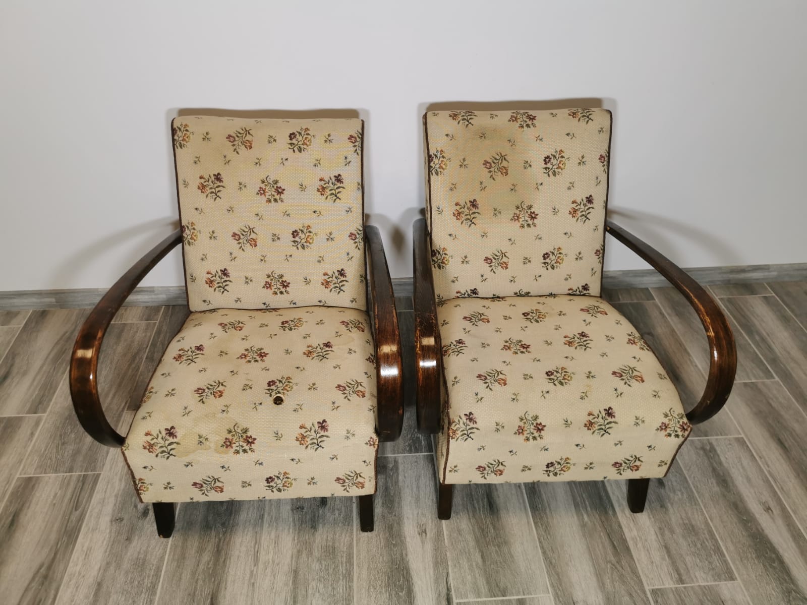 Armchairs by Jindřich Halabala