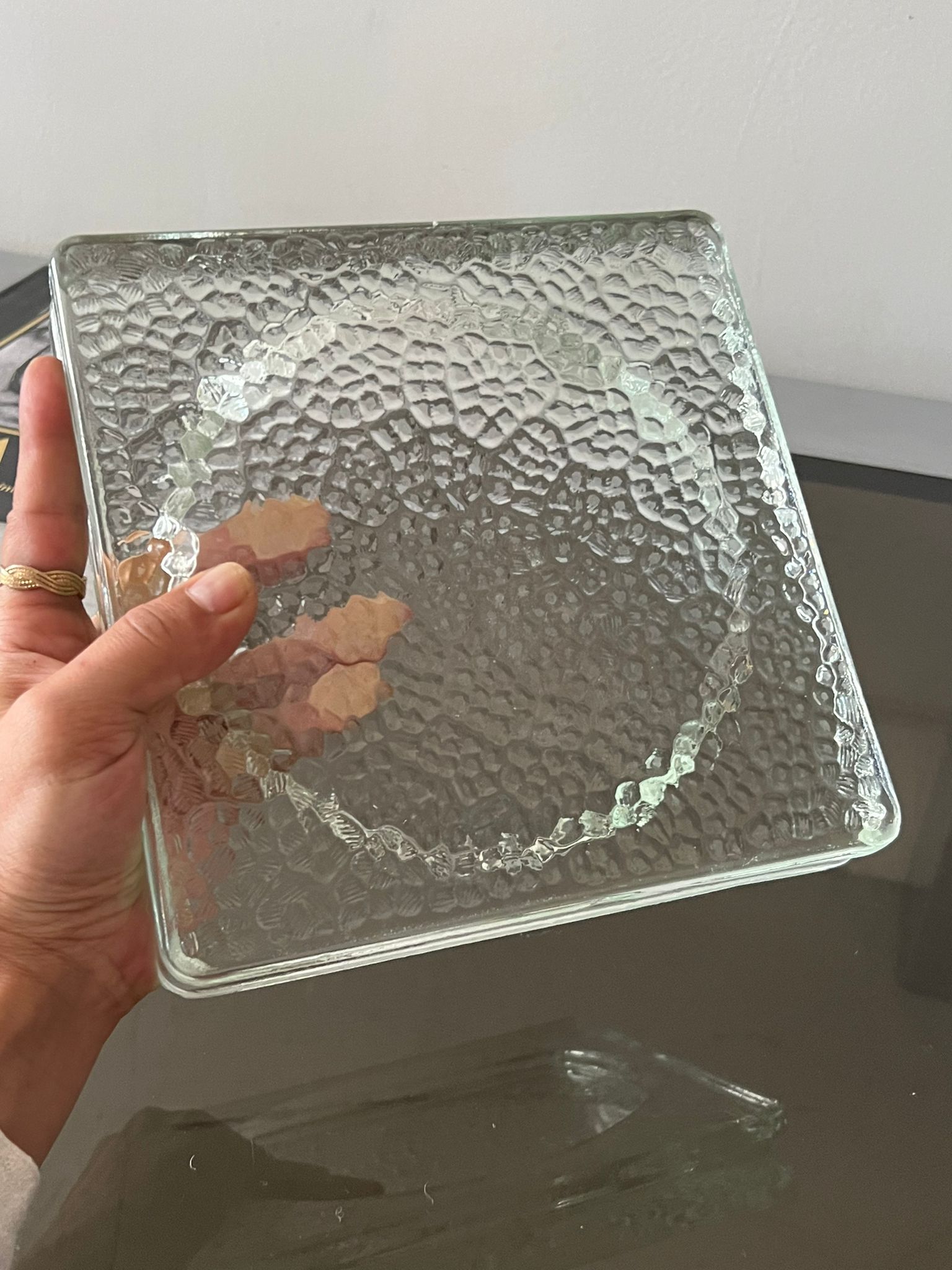 ashtray in tempered glass Nevada, 1950
