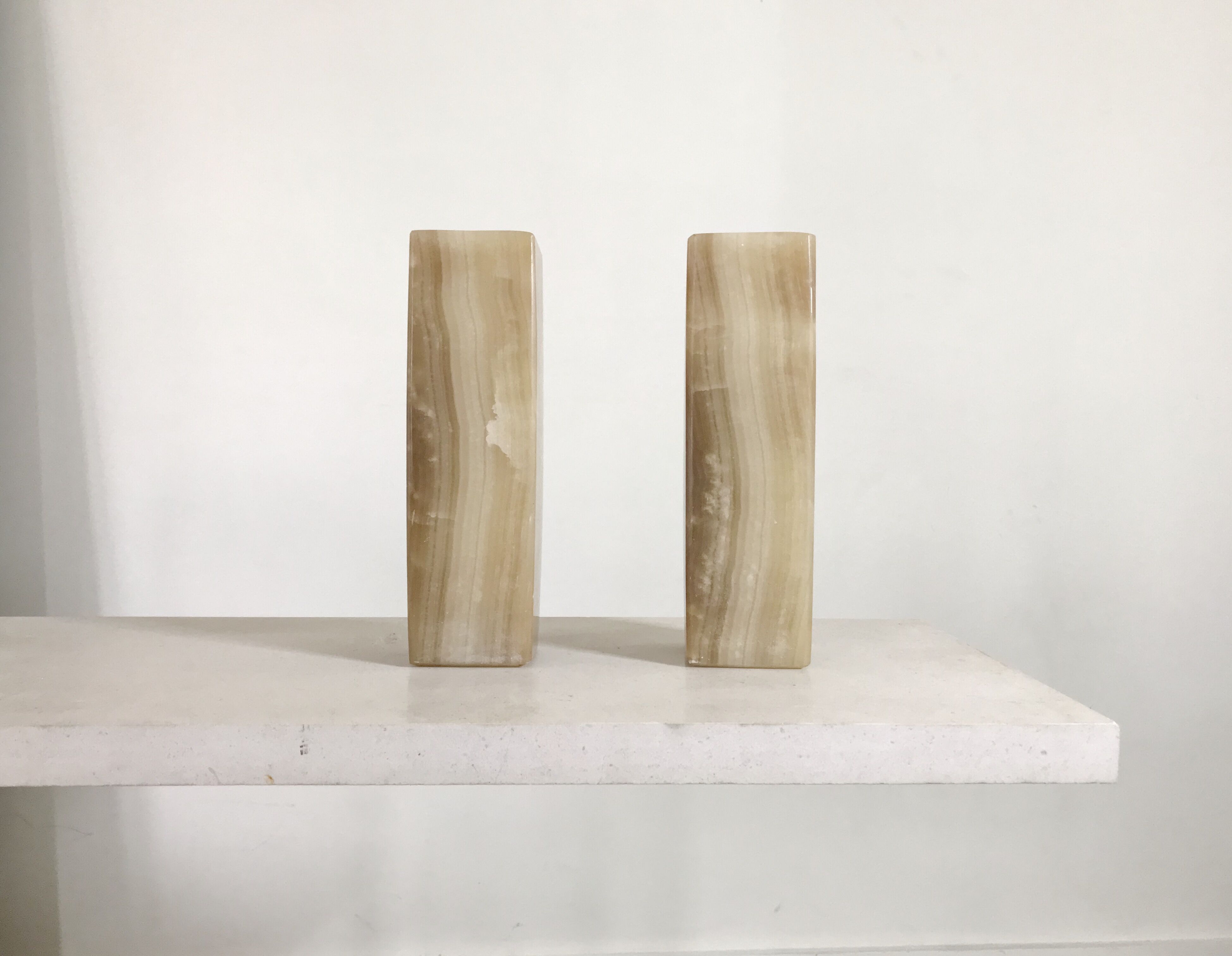 Pair of vases, Italian Alabaster 1960