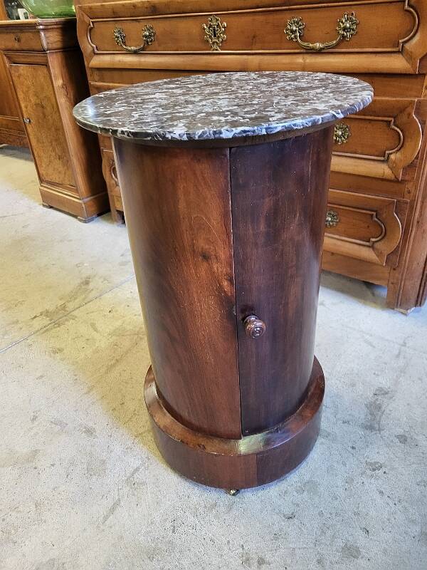Table de nuit chevet empire en acajou dit somno n° 2