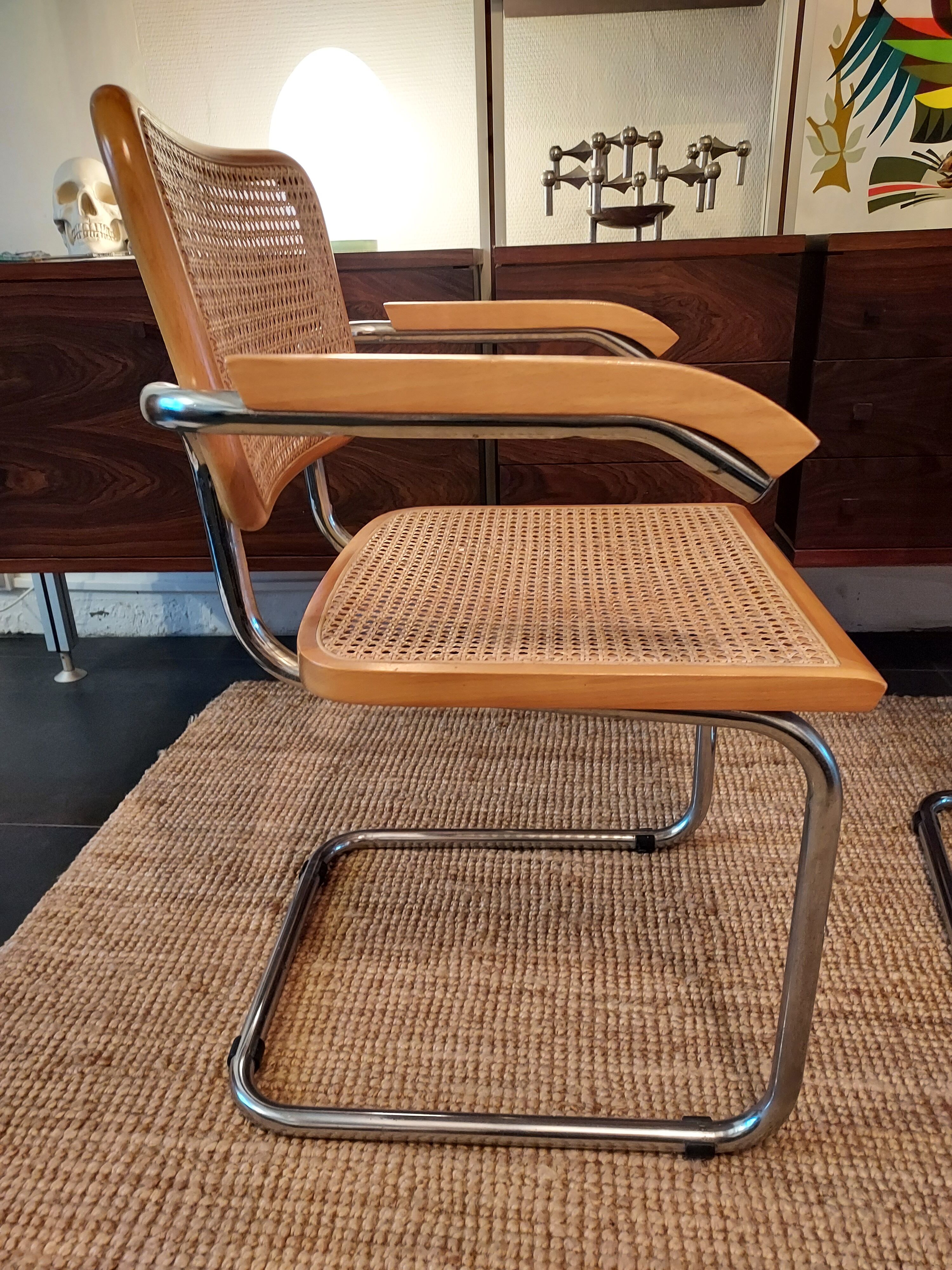 Armchairs cesca b64, Marcel Breuer