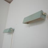 A pair of mid-century wall lights.   Sweden, c1960s