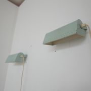 A pair of mid-century wall lights.   Sweden, c1960s