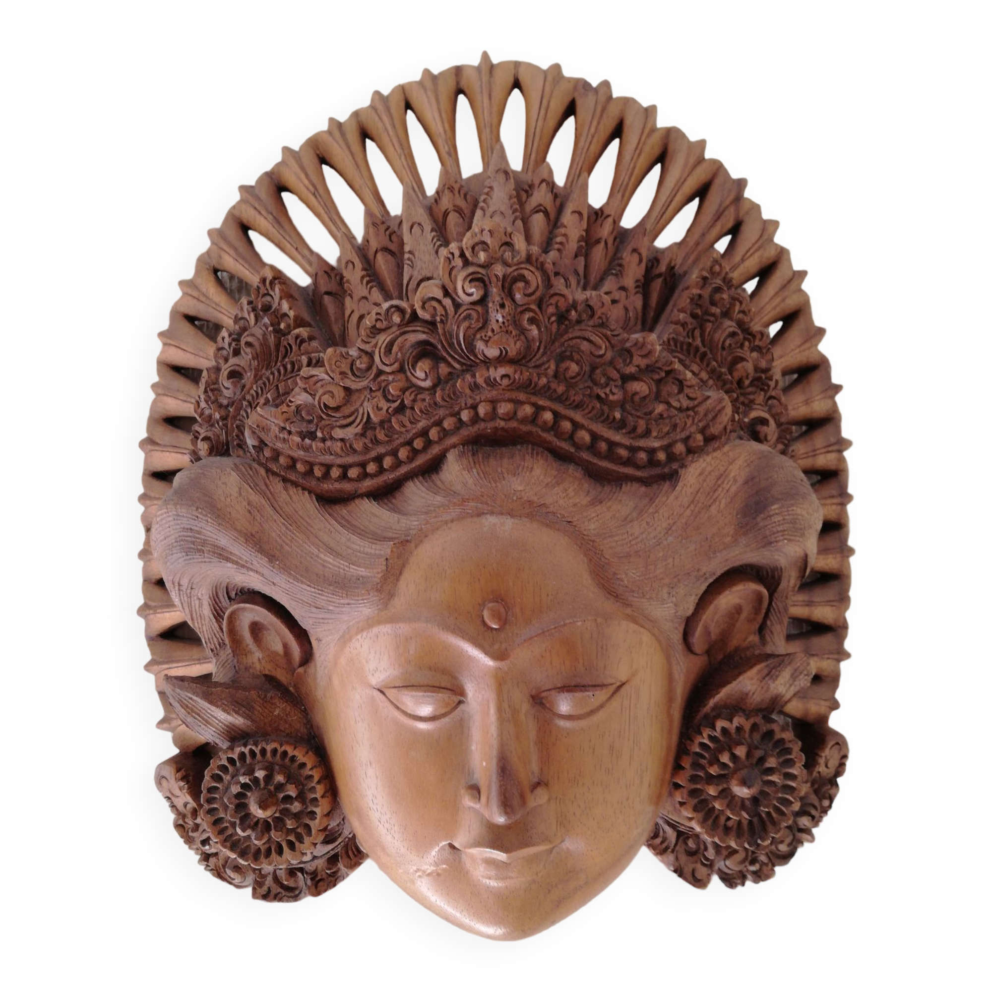 Small solid wood mask