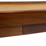 Teak daybed 1960s minimalist design with drawers