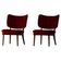 Pair of armchairs Gunnar Thalberg “Vilstol 205”, Modern Scandinavian from the 1950s.