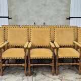 9 armchairs in the Louis XIII style