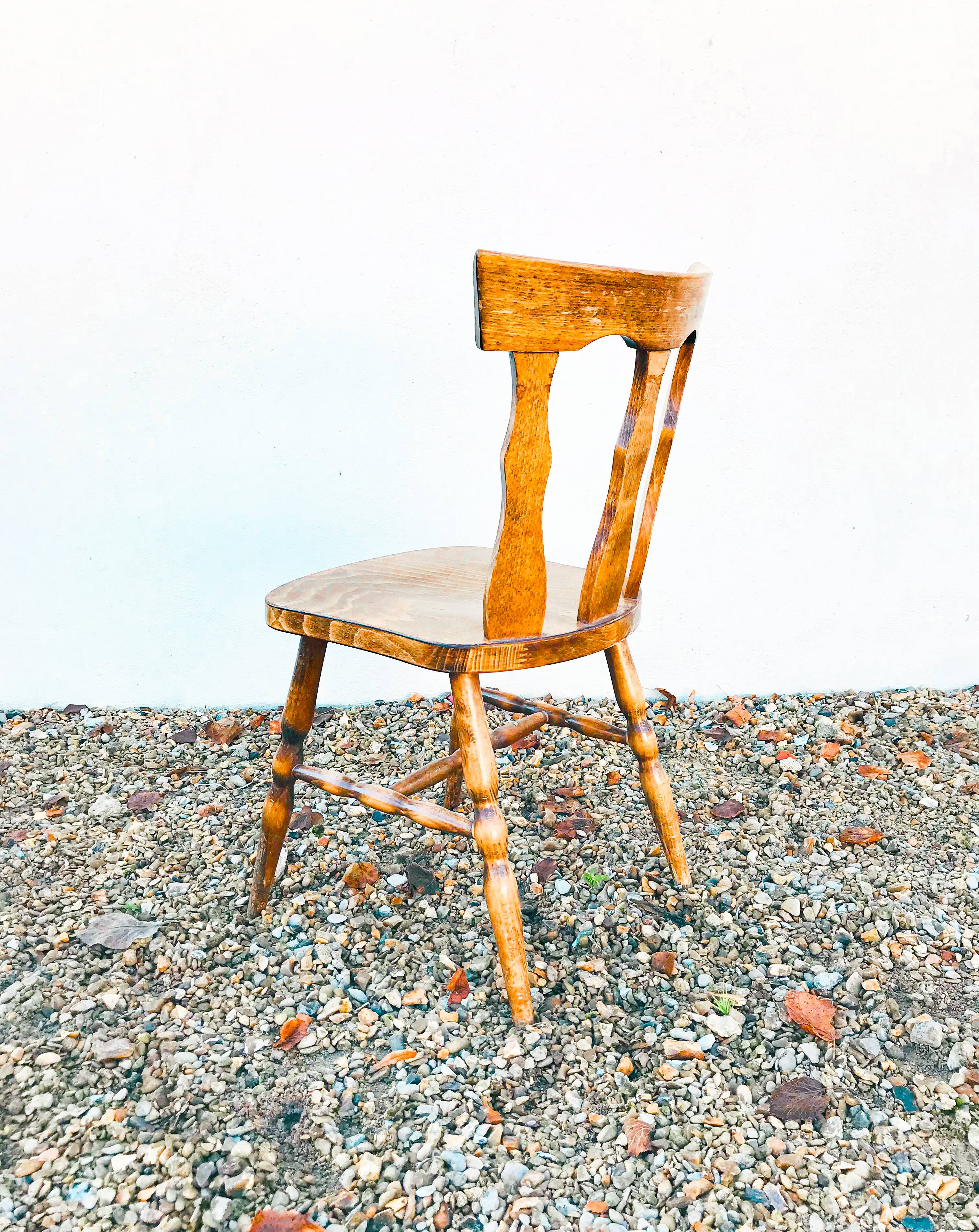 Lot de 4 Chaises Bistrot Baumann Vintage