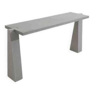 Pietra Serena Console Model Incas Table by Angelo Mangiarotti for Skipper, 1990s