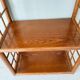 Rattan and wood shelf furniture