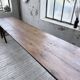 XXL trestle farm table 4m and its benches