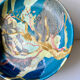 Vintage Danish Ceramic Art Studio Decorative Bowl signed